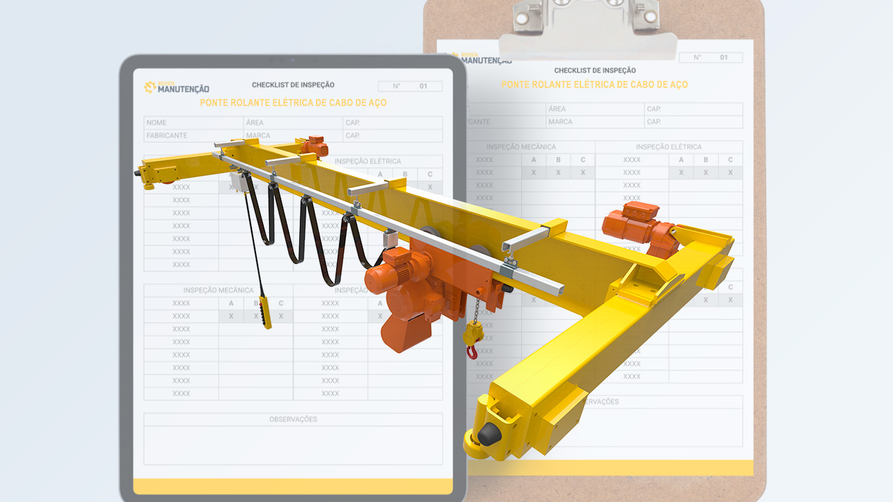 Checklist de ponte rolante de corrente