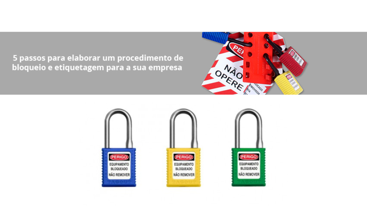 Procedimento de bloqueio e etiquetagem