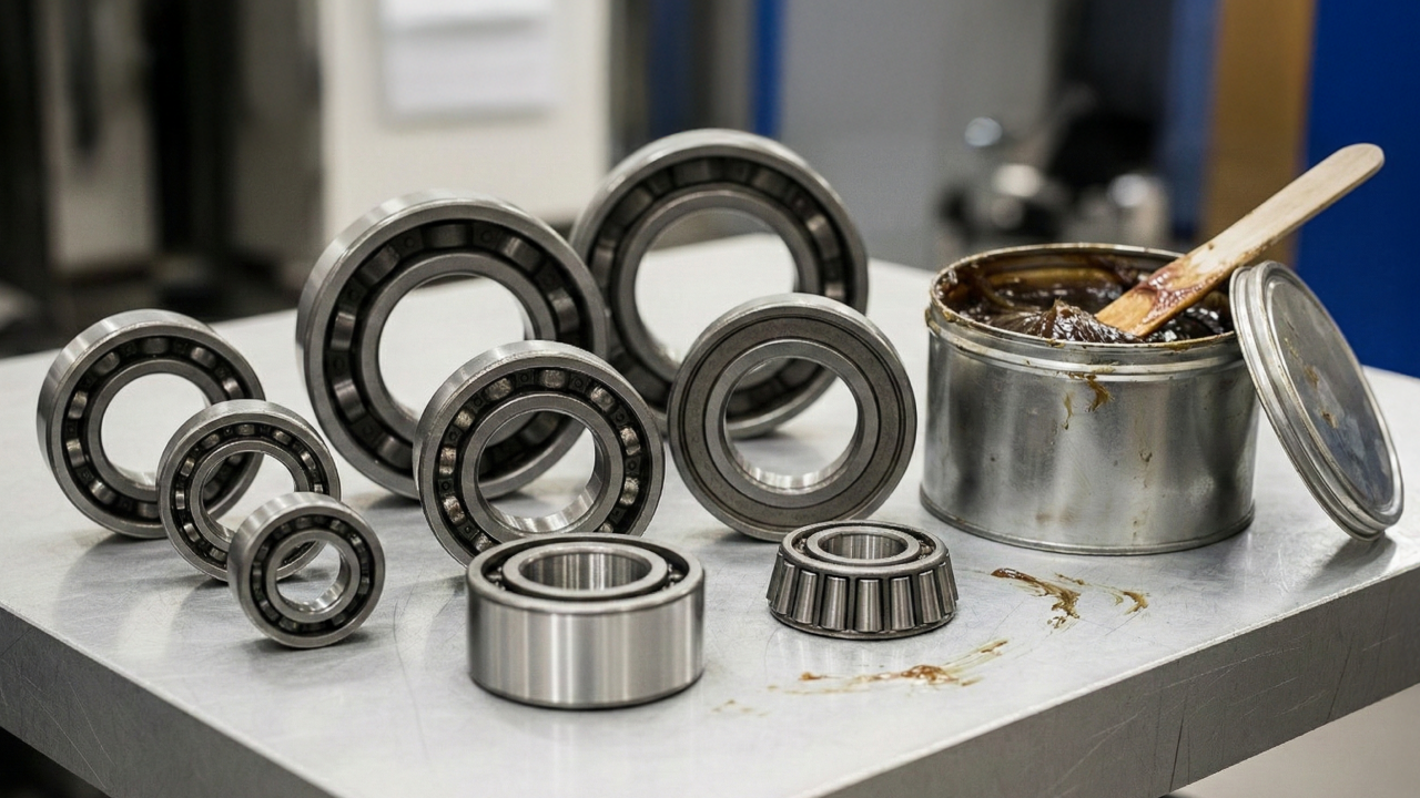 Como a lubrifica&ccedil;&atilde;o funciona em diferentes tipos de rolamentos?