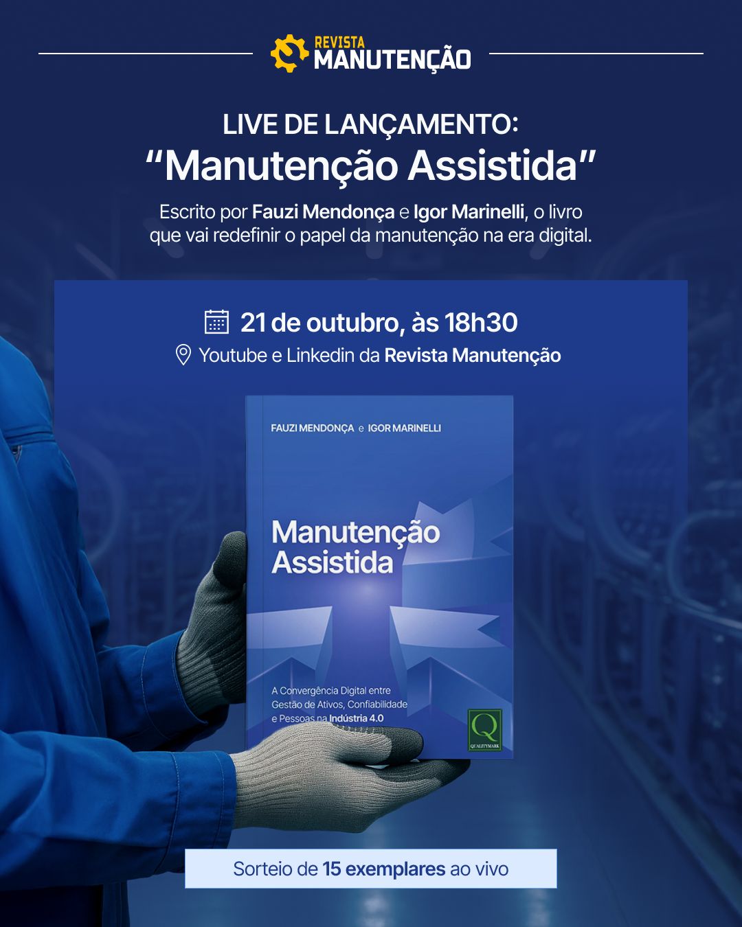 fauzi-mendonca-igor-marinelli Livro Manutenção Assistida será pré-lançado online