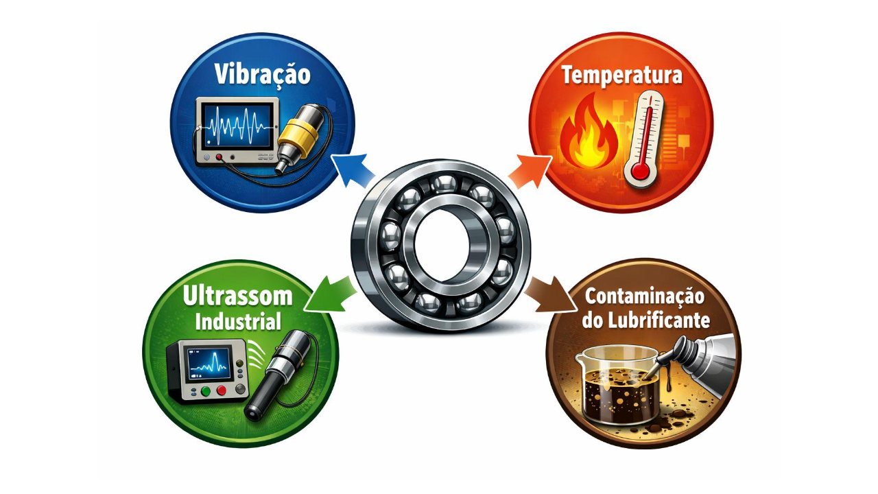 Principais falhas de lubrifica&ccedil;&atilde;o e suas correla&ccedil;&otilde;es em equipamentos rotativos